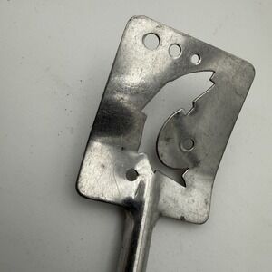 Vintage Old Collectible Metal Silver Sardine Can Opener Decor Fish